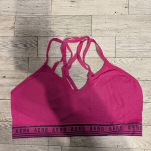 Pink Aero Sports Bra
